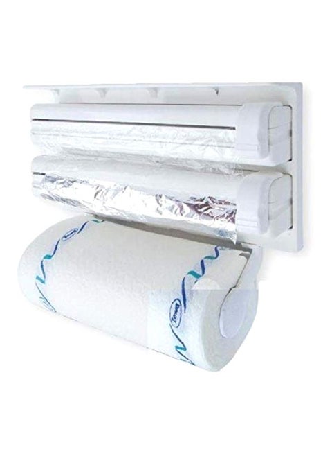 Triple Paper Dispenser White 38.5x19x7.5cm
