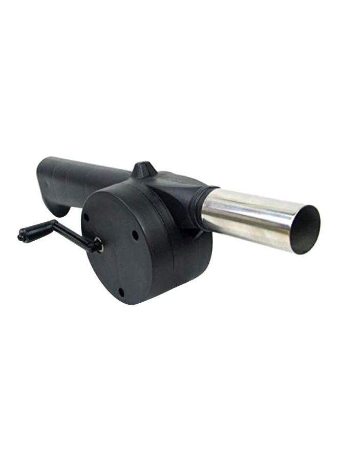 Generic Manual Blower For Lighting Fire Black/Silver 