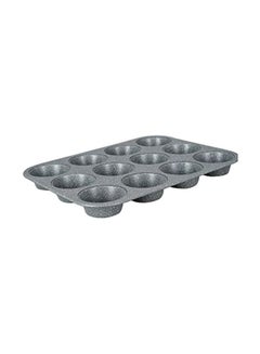 Salter Marble Coated Muffin Mould Black 35x27x3cm  - Image 2