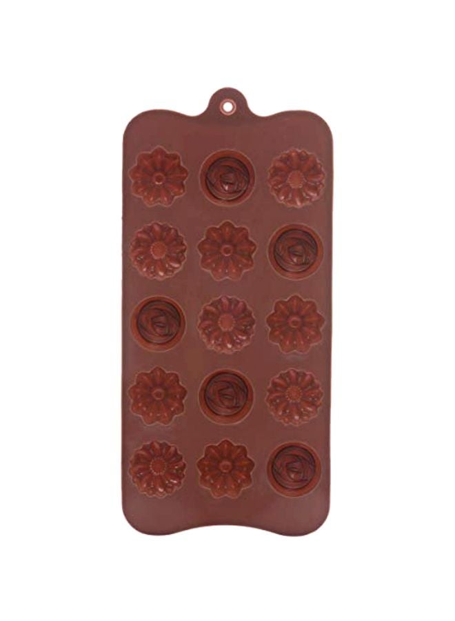Liying Silicone Bake Mould Brown 8.5x4x1inch - Image 1