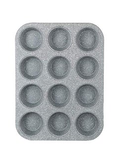 Salter Marble Coated Muffin Mould Black 35x27x3cm  - Image 4