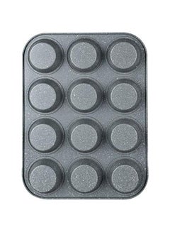 Salter Marble Coated Muffin Mould Black 35x27x3cm  - Image 5