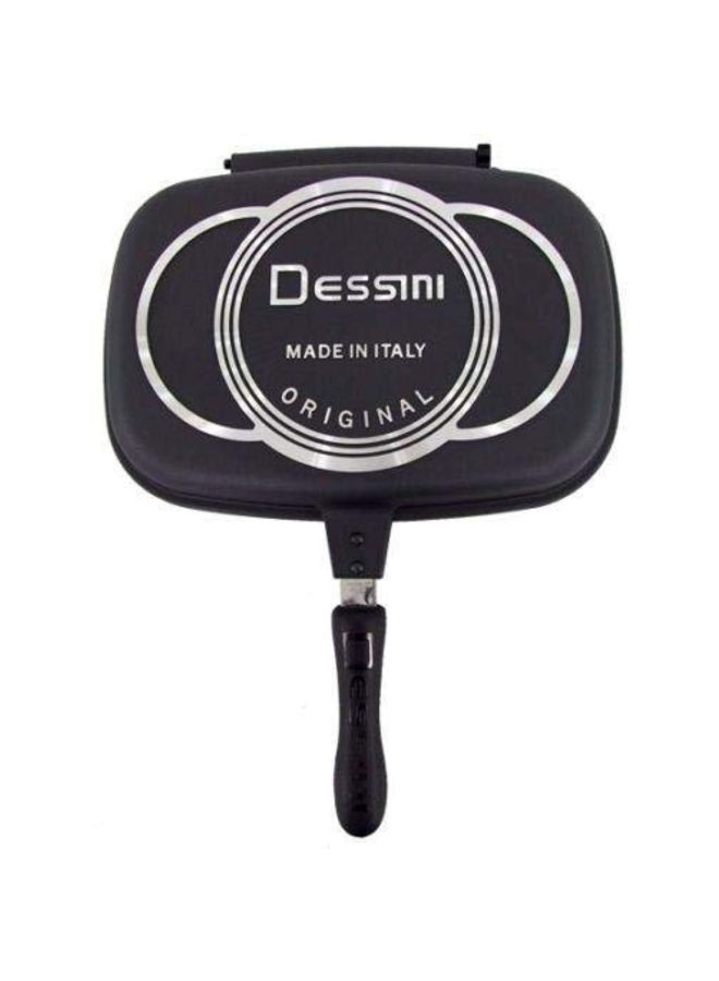 Aluminum Double Grilling Pan Black 40cm - Image 3