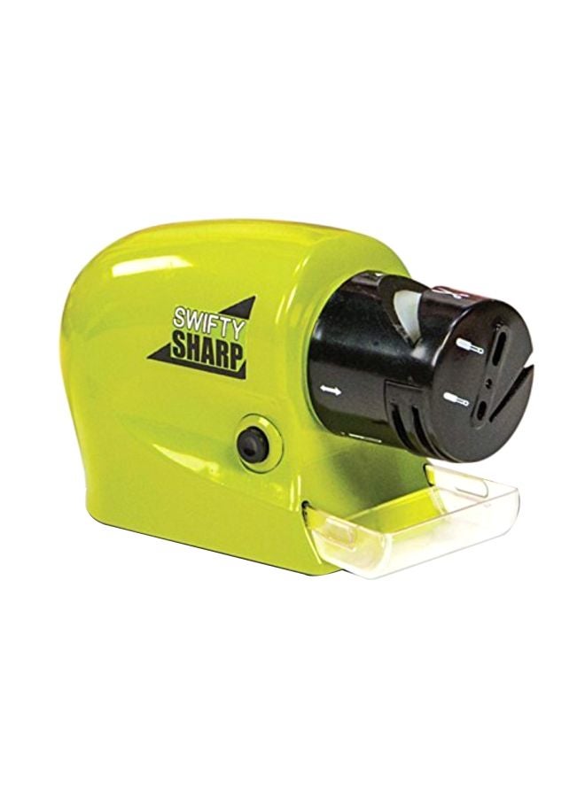 Swifty Sharp Cordless Motorized Knife Sharpener Green/Black 7.5x4.5x5.5inch 