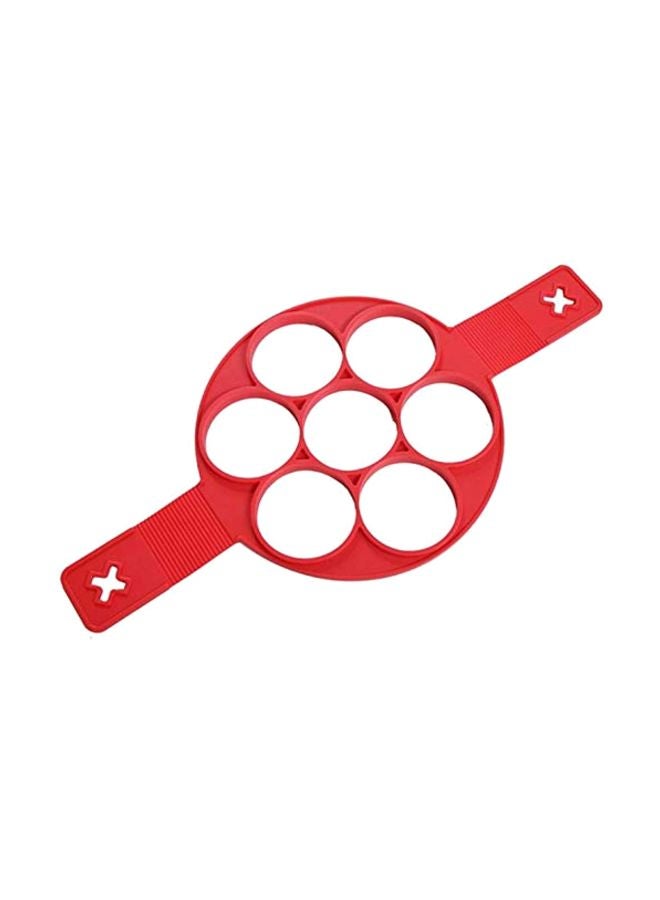 صانعة البانكيك من السيليكون أحمر - Image 1