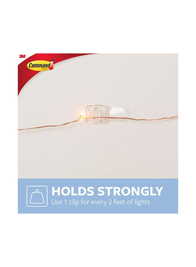3M - 20-Piece Command Clips Clear - Image 1