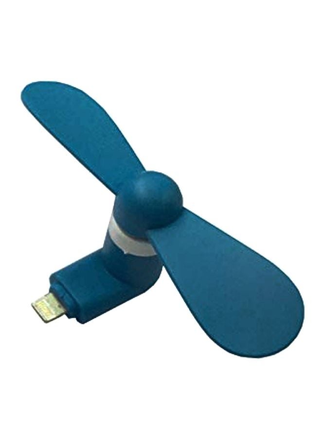مروحة صغيرة بمنفذ USB B07NDQPG1W أزرق/ أبيض