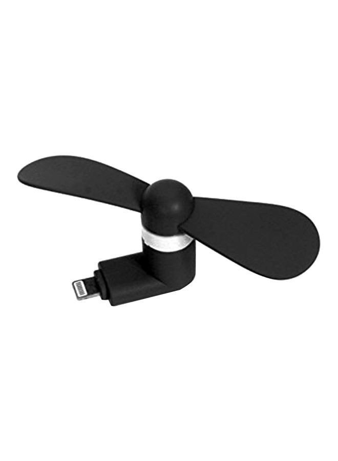 ماركة غير محددة مروحة صغيرة بمنفذ USB أسود/ أبيض  - Image 1