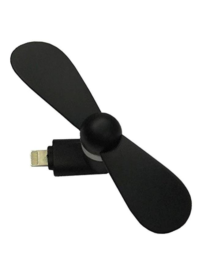 ماركة غير محددة مروحة صغيرة بمنفذ USB أسود 