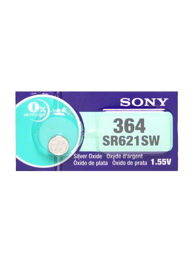 Sony unisex 20-Piece 364 Silver Oxide Button Coin Cell Set For Watch 