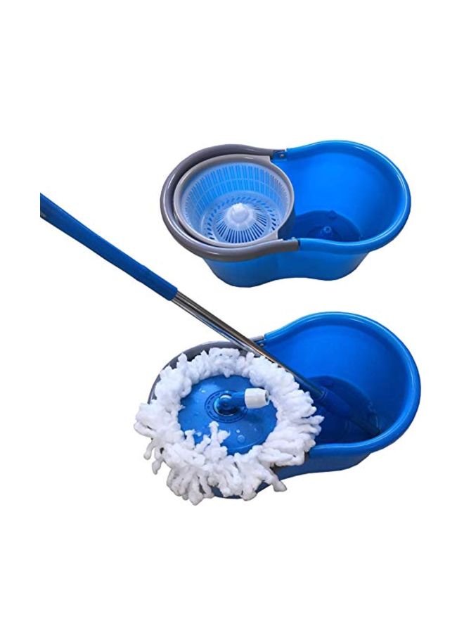 ممسحة مزودة بمشبك سحري مع دلو أزرق/رمادي - Image 4