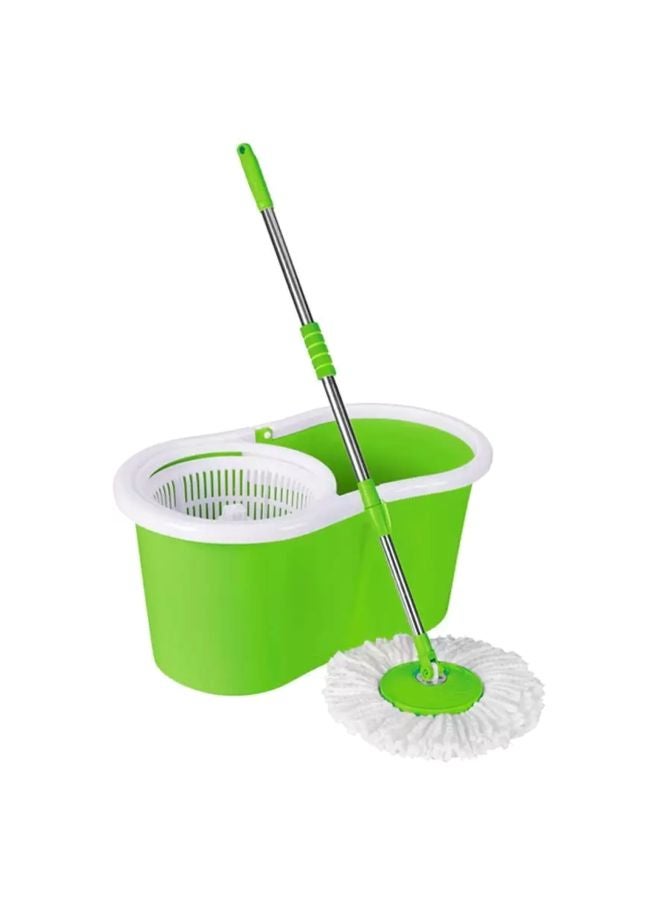 Spinning Mop And Bucket Set Green/White - Image 1