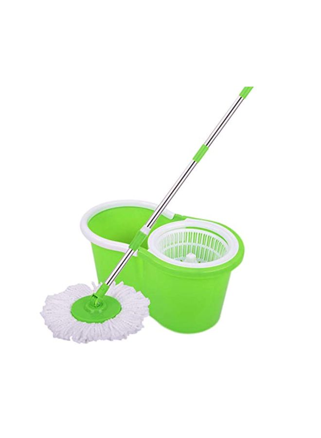 Spinning Mop And Bucket Set Green/White - Image 2