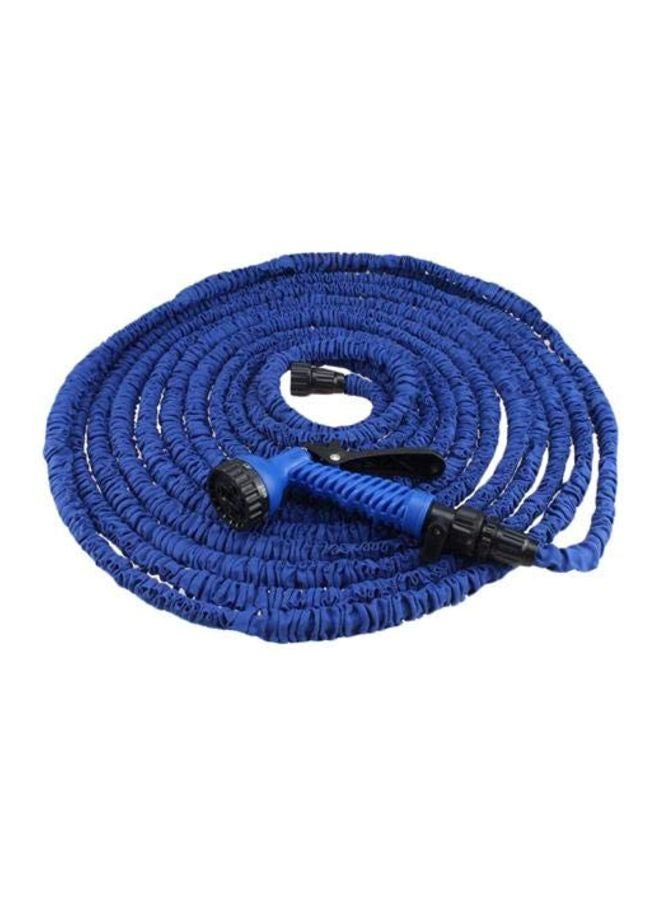 X-Hose 3-Piece Water Hose Pipe With Nozzle And Connector Blue/Black 175feet  - Image 1