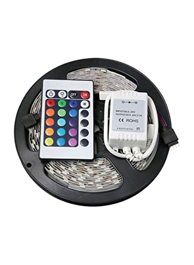 Generic - LED Strip Light With Remote Control White/Black - Image 1