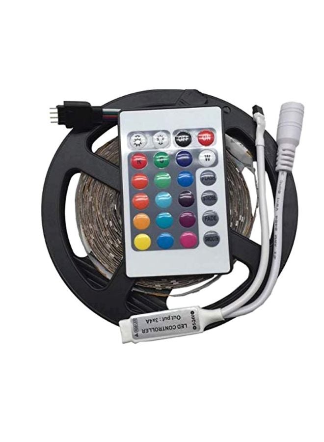 Generic LED Strip Light With Remote White/Red/Blue 5meter  - Image 1