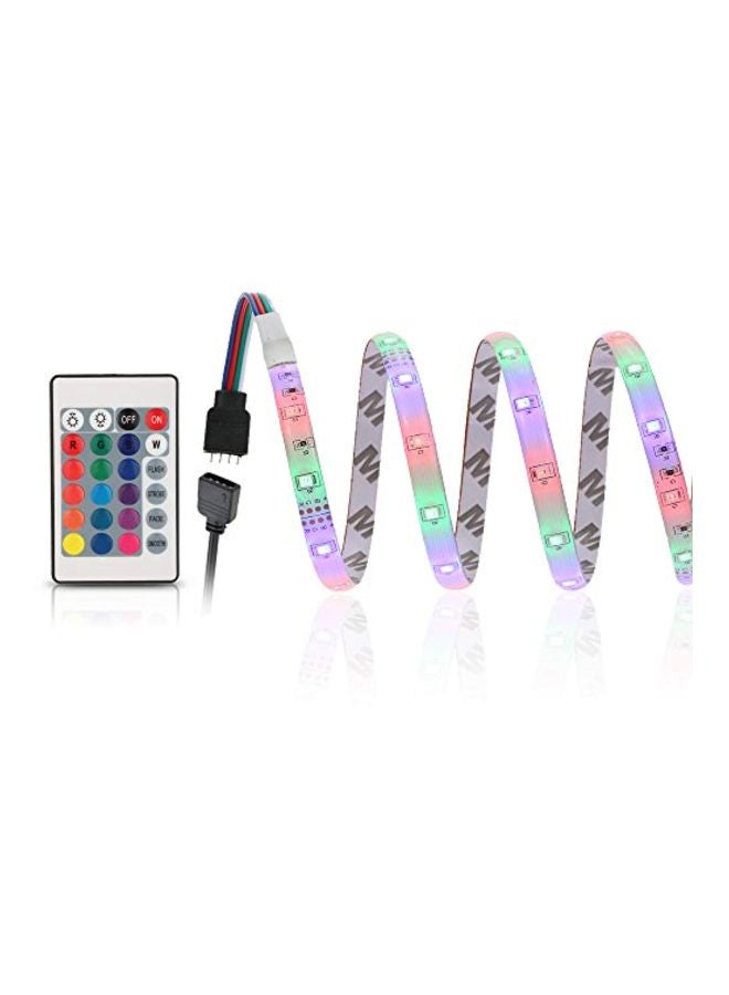 ماركة غير محددة شريط إضاءة LED مع جهاز تحكم عن بعد أبيض  - Image 2
