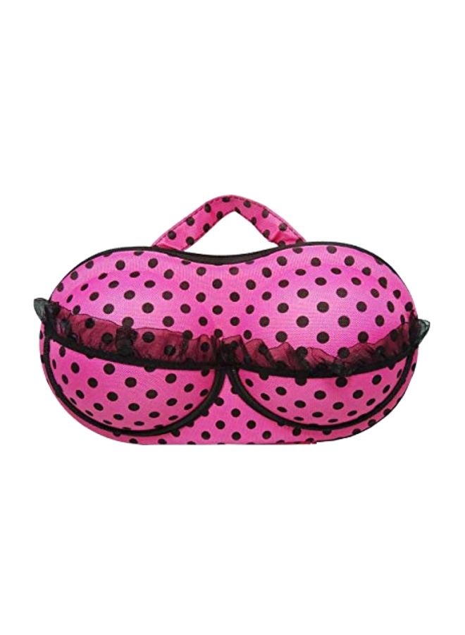 إن-جال حقيبة منظمة للملابس الداخلية مناسبة للسفر وردي/أسود 13x2.2x12.8بوصة - Image 1