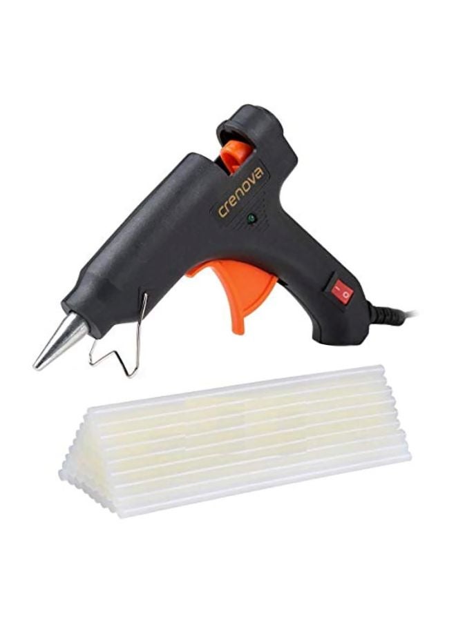 Crenova Hot Glue Gun Black/Orange  - Image 1