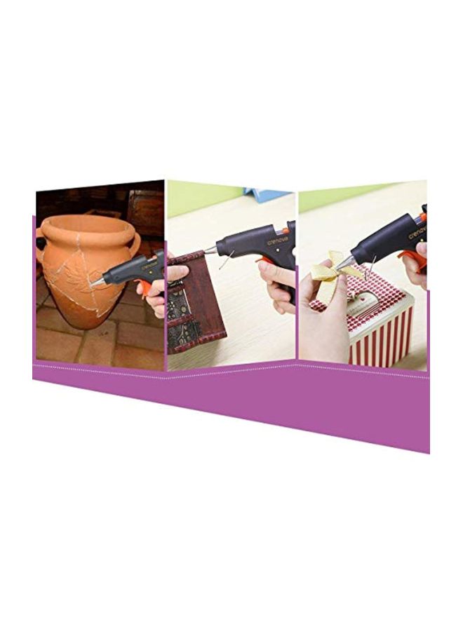 Crenova Hot Glue Gun Black/Orange  - Image 2