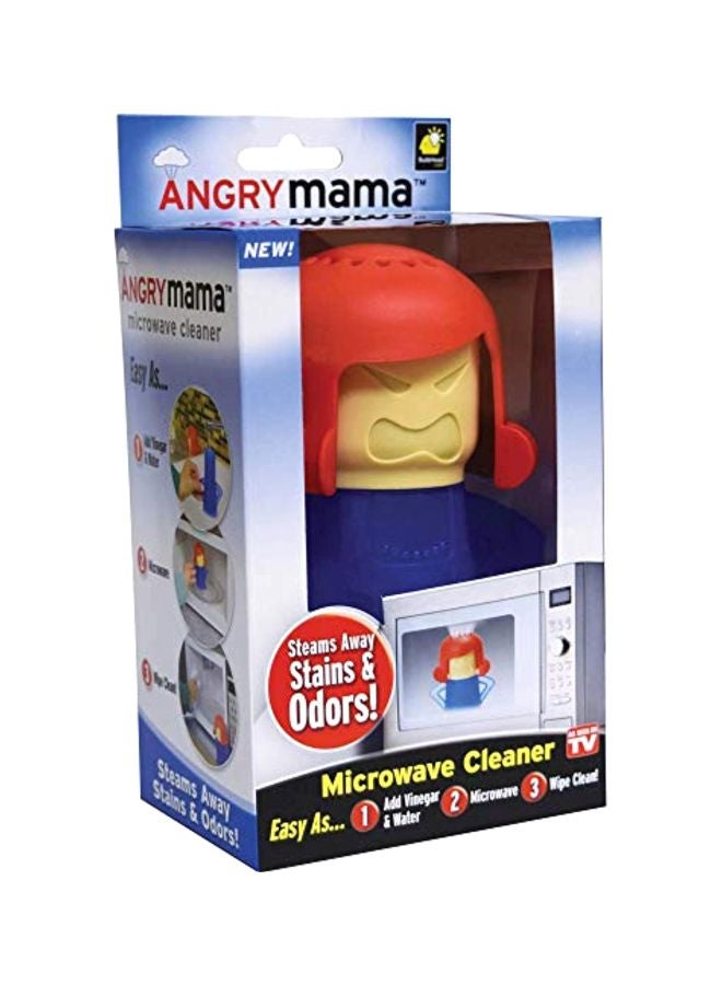 Angry Mama Microwave Cleaner Blue/Red/Beige 5.6x4.5inch  - Image 1