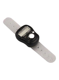 Generic Tasbeeh Tally Counter Black/Black 
