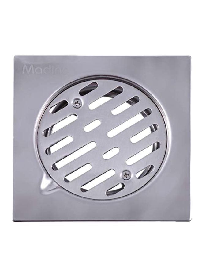Madina Stainless Steel Floor Drain Silver 15x15x2centimeter  - Image 2