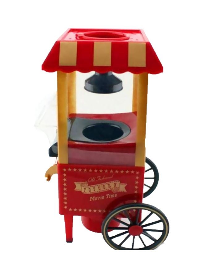 ماكينة كهربائية صغيرة لصنع الفشار بالهواء الساخن مناسبة للمنزل 8907 أحمر/أصفر - Image 1