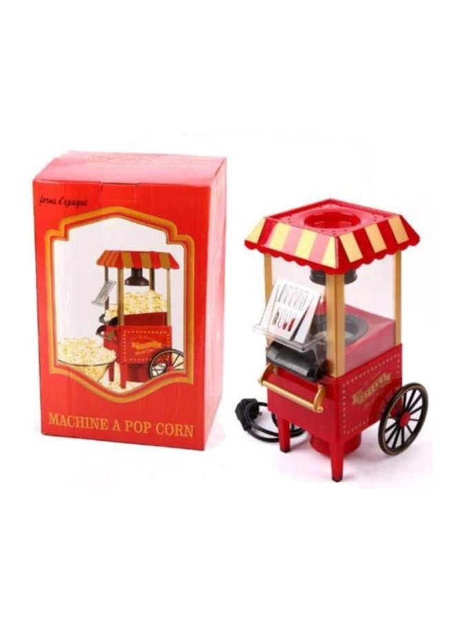 ماكينة كهربائية صغيرة لصنع الفشار بالهواء الساخن مناسبة للمنزل 8907 أحمر/أصفر - Image 2