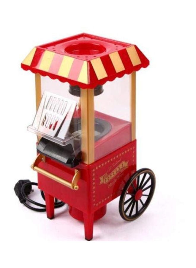 ماكينة كهربائية صغيرة لصنع الفشار بالهواء الساخن مناسبة للمنزل 8907 أحمر/أصفر - Image 3