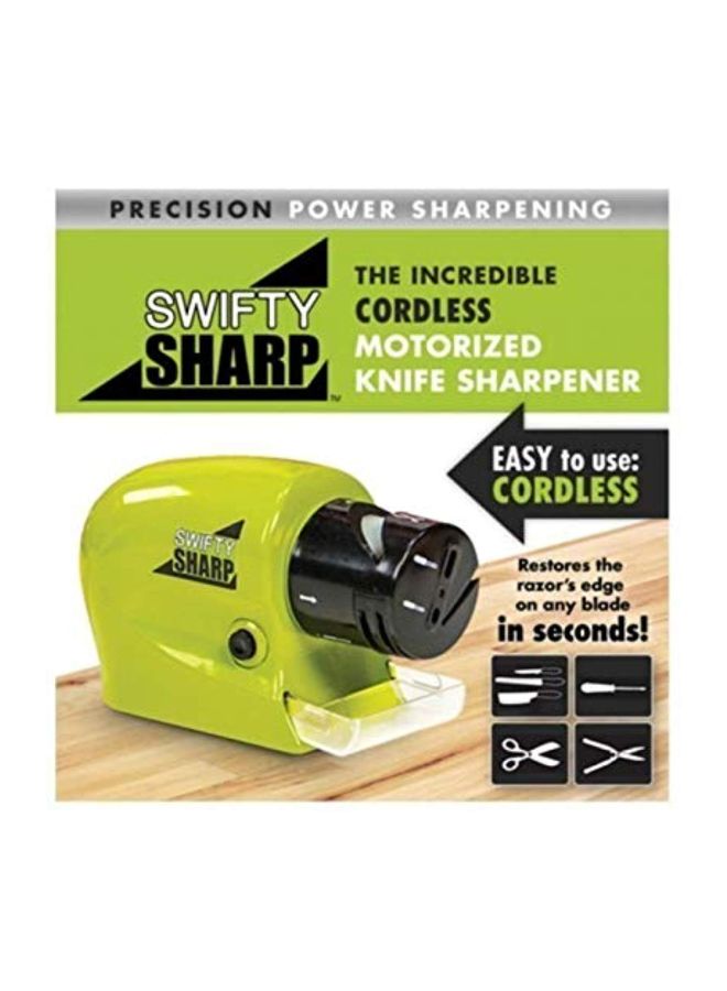 Swifty Sharp Cordless Motorized Knife Sharpener Green  - Image 3