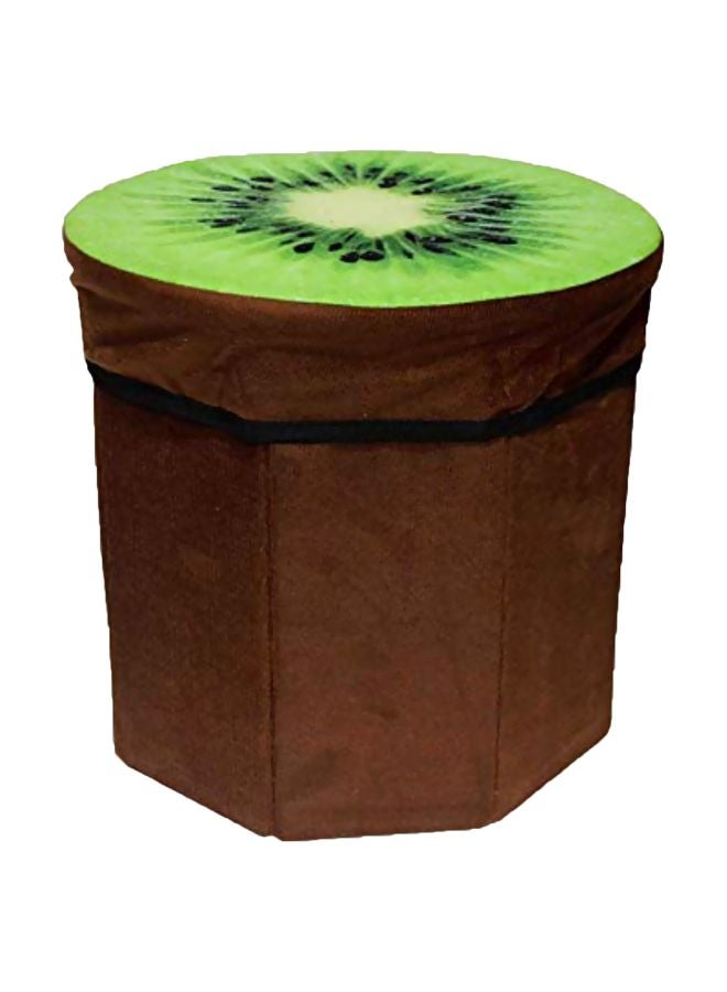 Generic Folding Stool Brown/Green 