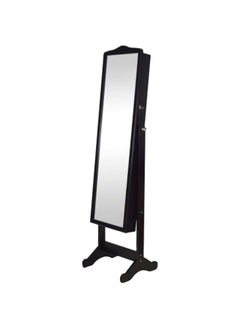 Jewellery Cabinet With Mirror Black/Clear