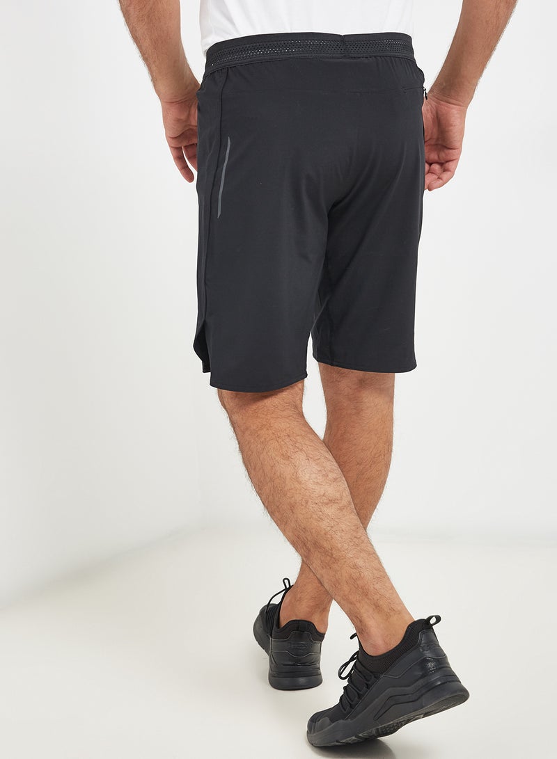 Running Two-In-One Shorts Black