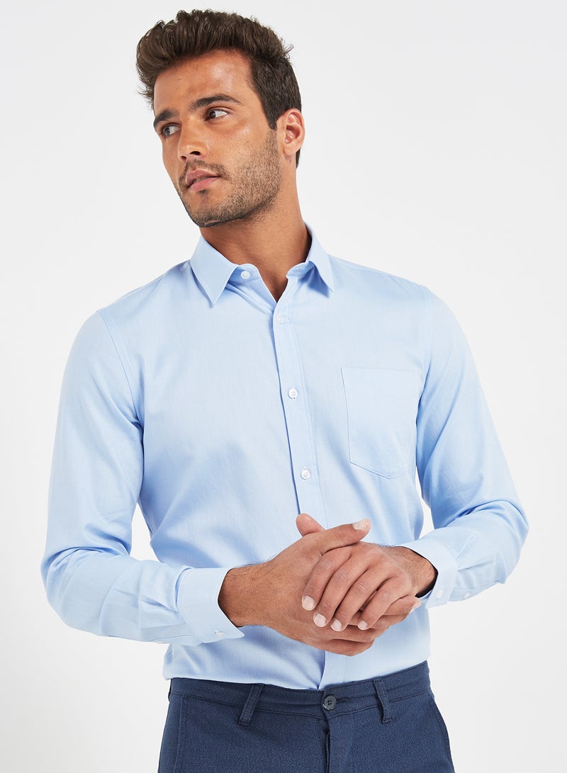 Iconic Formals Shirt Blue  - Image 1