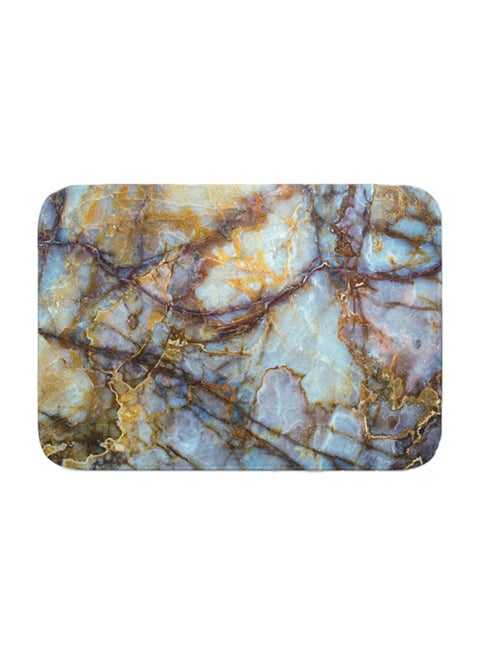 Marble Pattern Non-Slip Floor Mat Multicolour 40x60cm