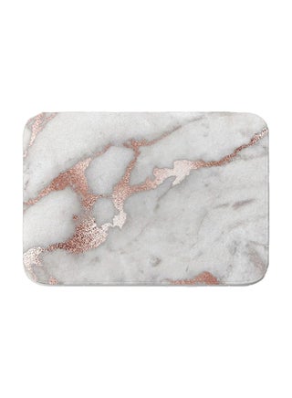 Marble Pattern Non-Slip Floor Mat White 40x60cm - v1570077953/N30496491A_1