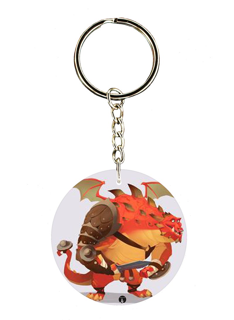BP Spyro Printed Keychain