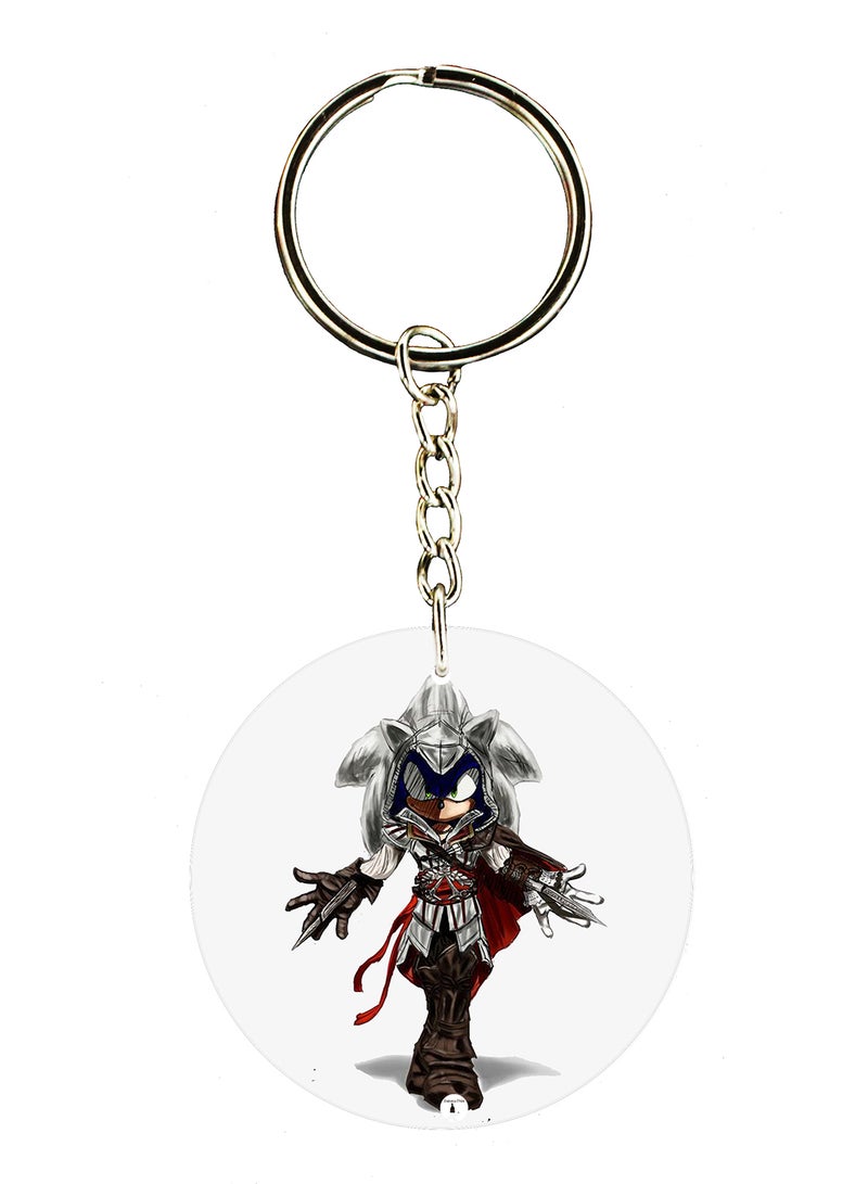 BP Sonic Printed Keychain
