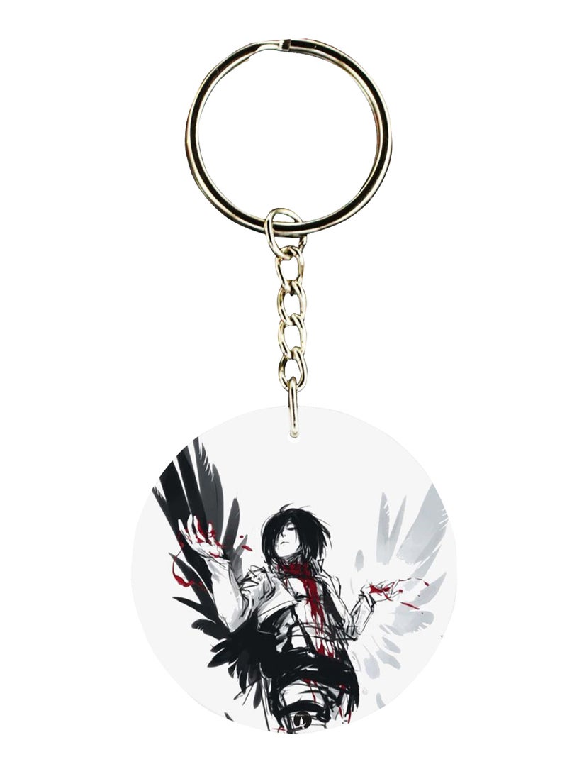 BP Double Sided Attack On Titan Printed Keychain