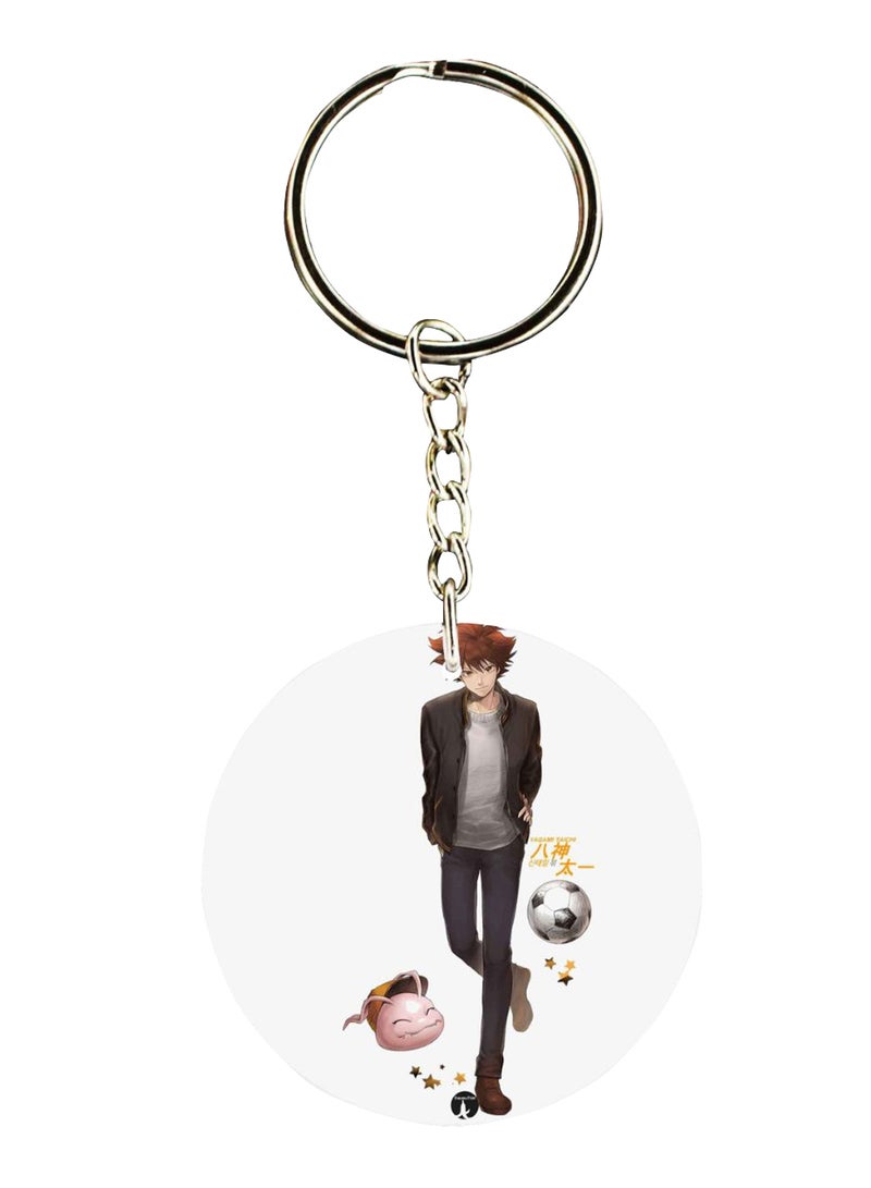 بي بي سلسلة مفاتيح بطبعة شخصيات فيلم ديجيمون على الوجهين