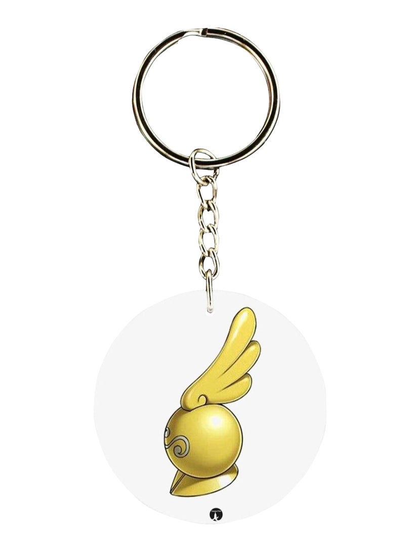 BP Double Sided Digimon Printed Keychain