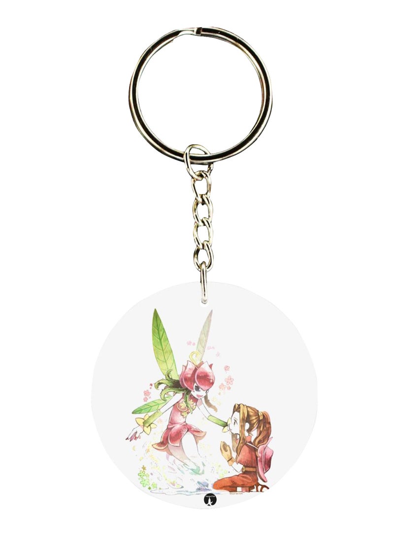 BP Double Sided Digimon Printed Keychain
