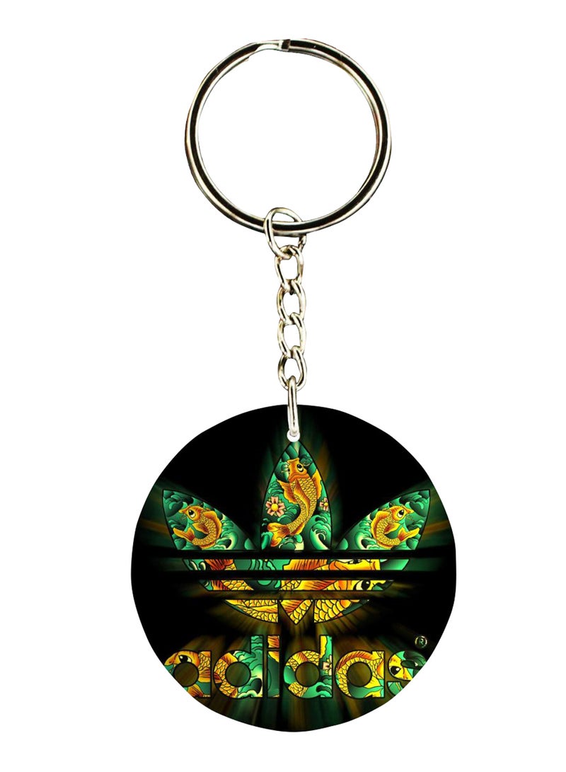 BP Double Sided Adidas Printed Keychain