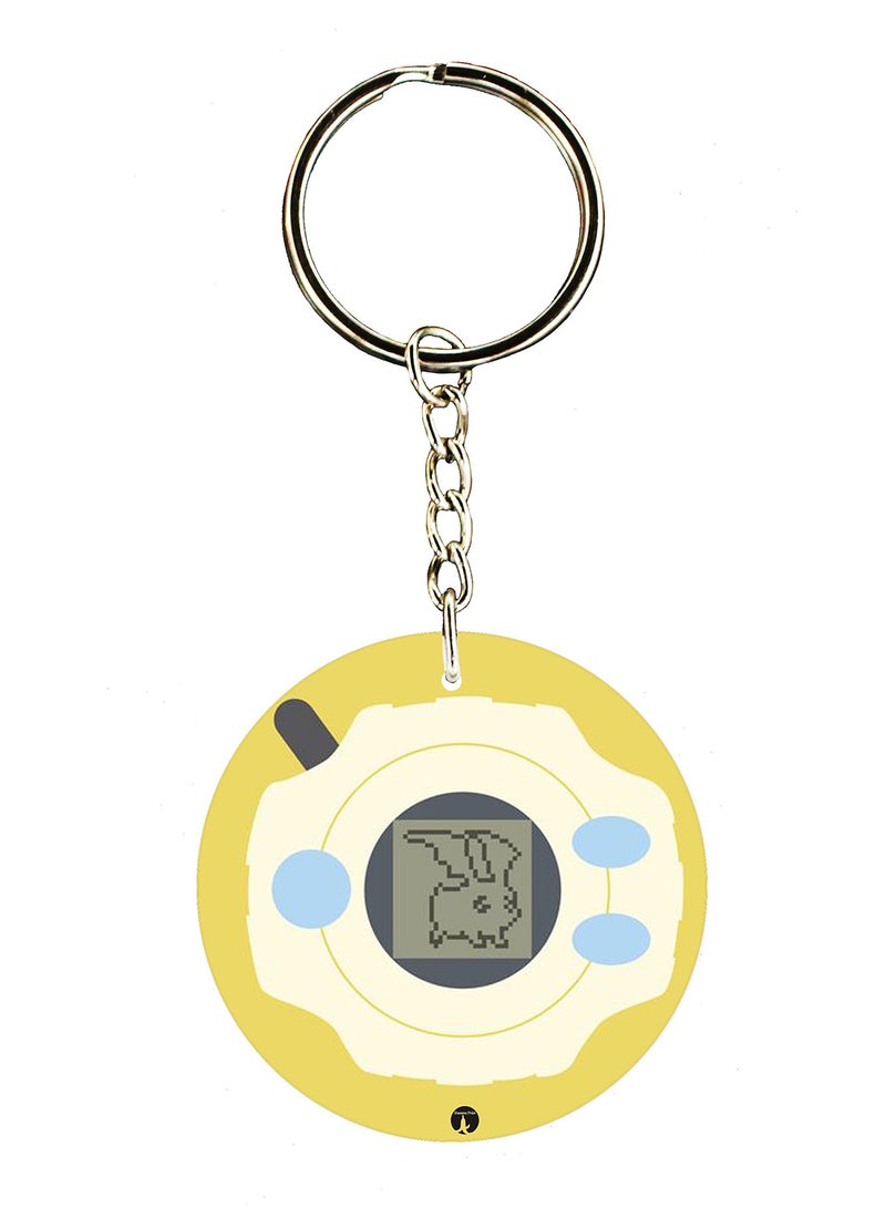 BP Double Sided Anime Digimon Printed Keychain