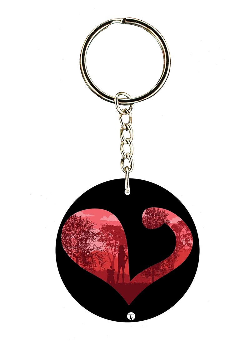 BP Double Sided Anime Digimon Printed Keychain