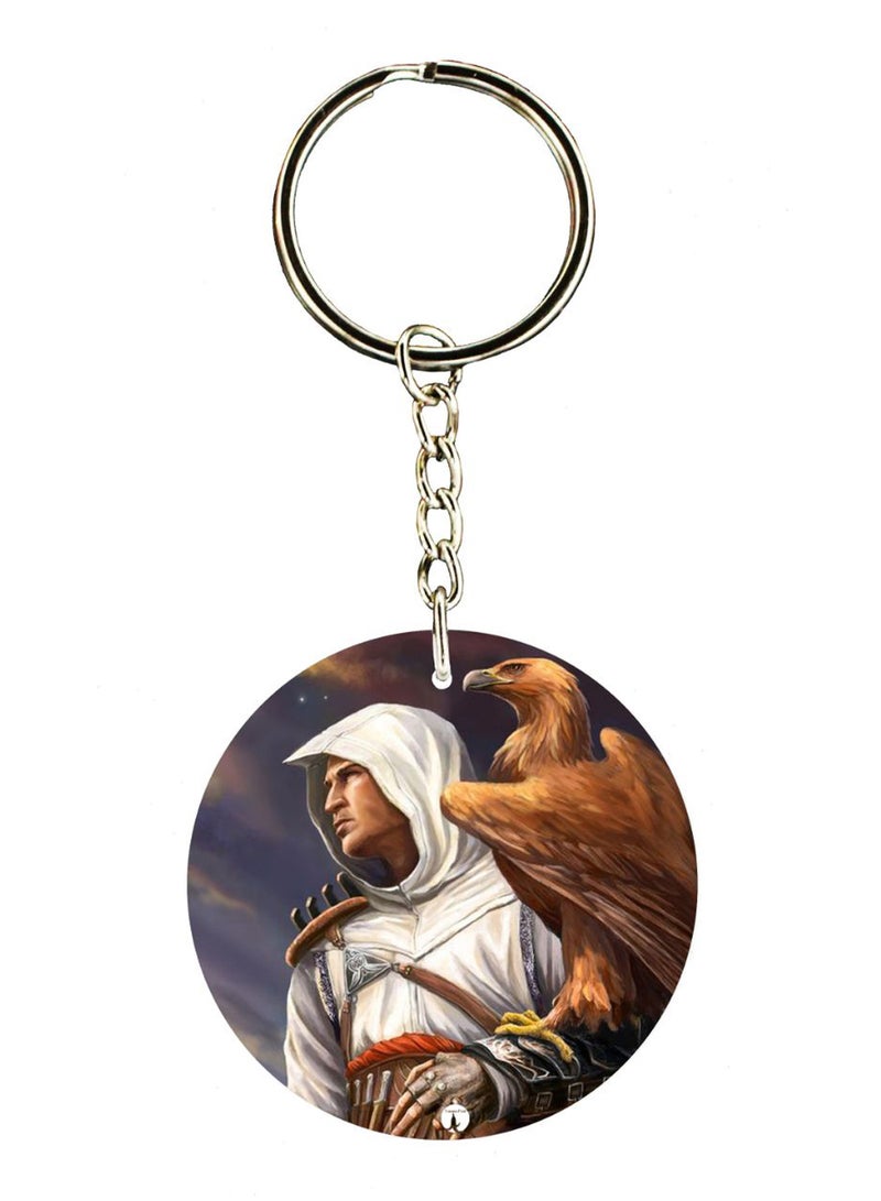 BP Assassins Creed Double Side Printed Keychain