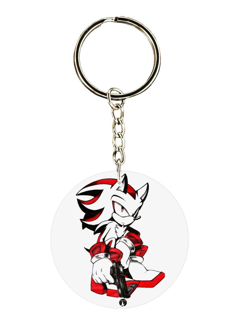 BP Sonic Double Side Printed Keychain
