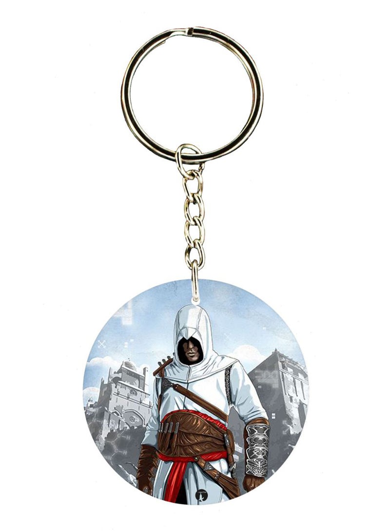 BP Assassins Creed Double Side Printed Keychain