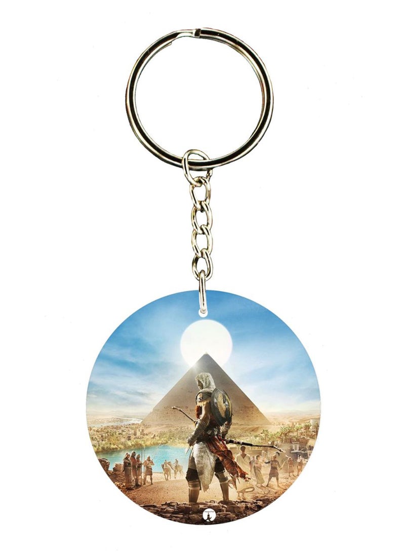 BP Assassins Creed Double Side Printed Keychain